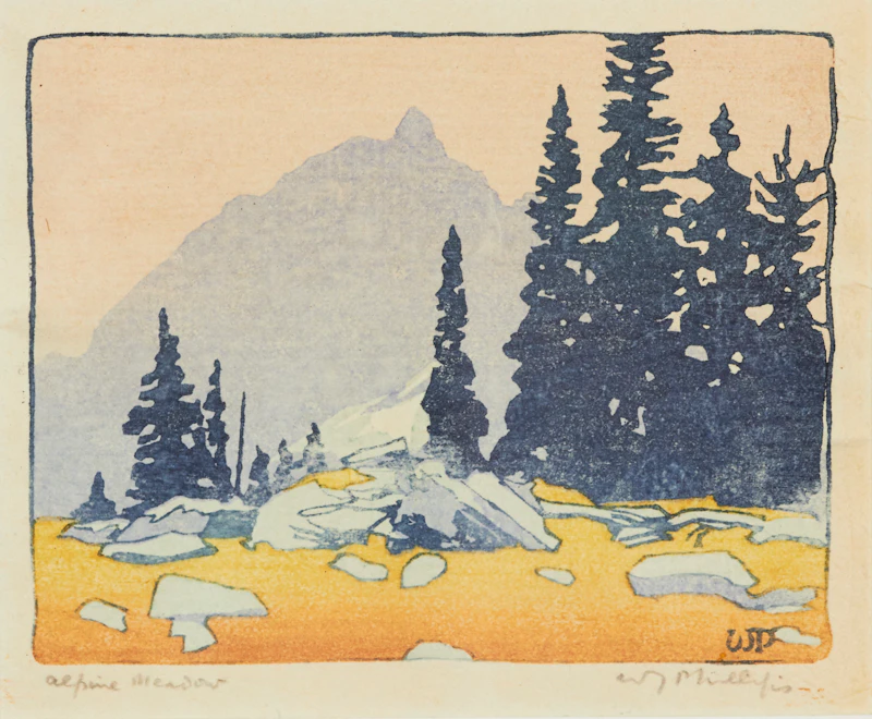 Alpine Meadow by Walter Joseph Phillips
