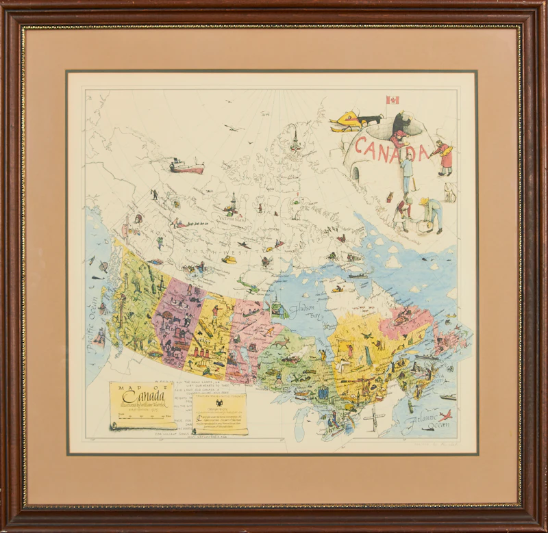 William Kurelek, Map of Canada