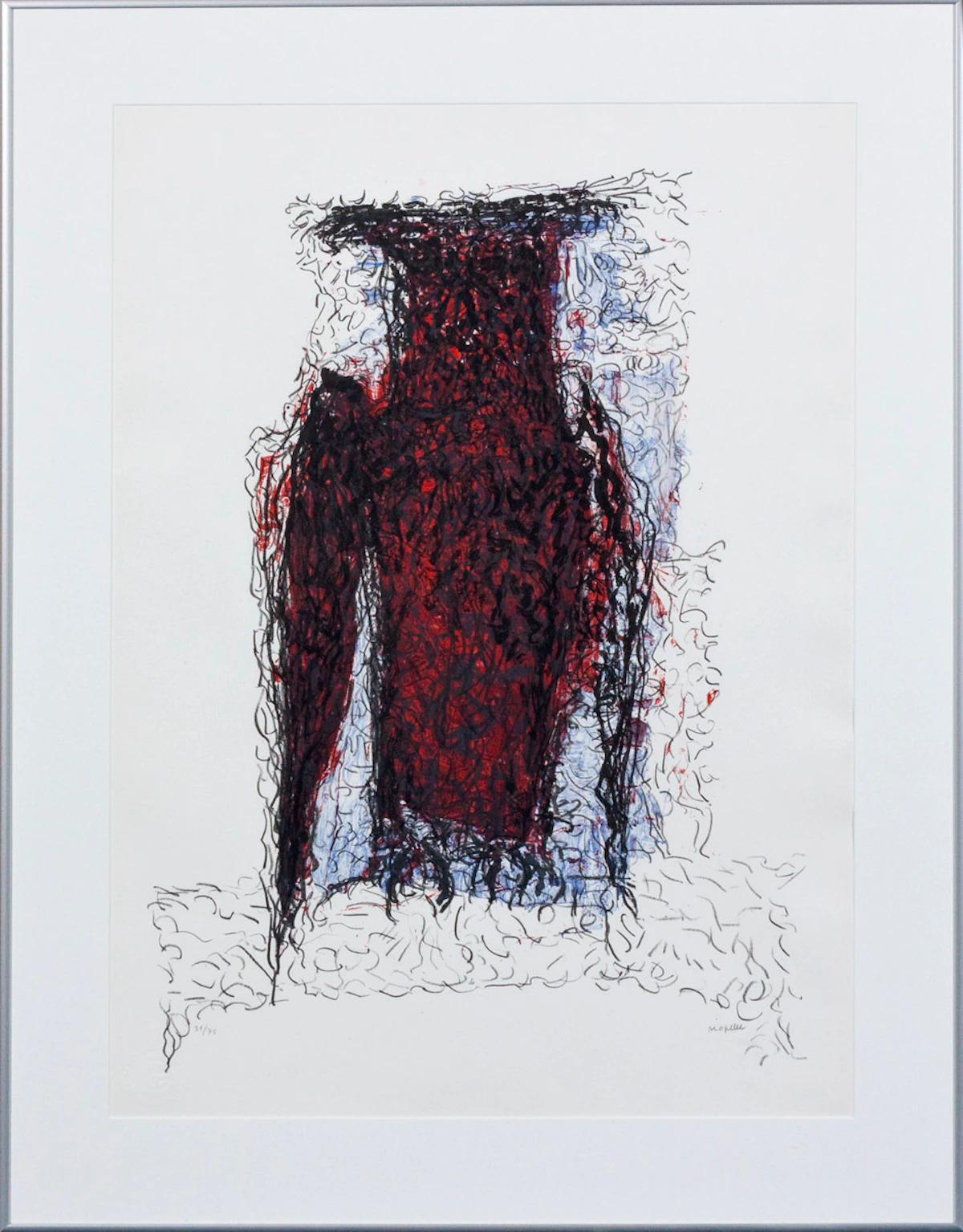 Jean Paul Riopelle, Owl, lithograph, circa 1970