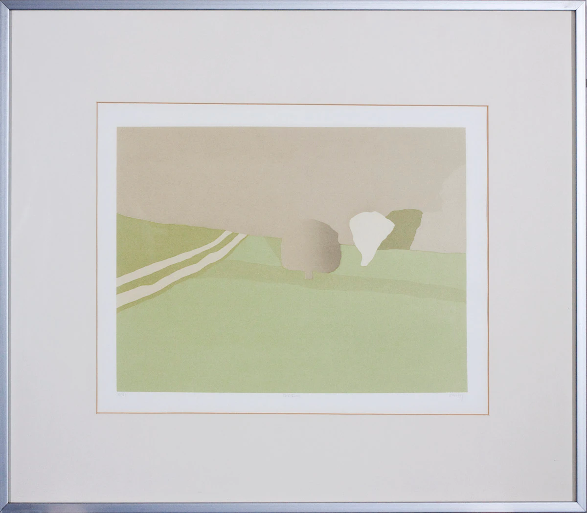 Toni Onley, Doe Run, silkscreen