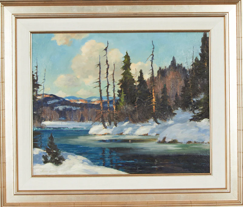 March Day on the North River by Thomas Hilton Garside
