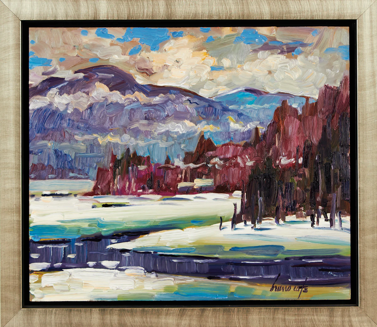 Bruno Côté, Nippy Afternoon, oil on board