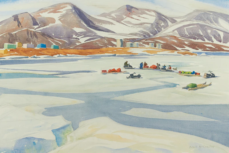 Doris Jean McCarthy, Packing for the Canoe Trip, 1981, watercolour - view 2