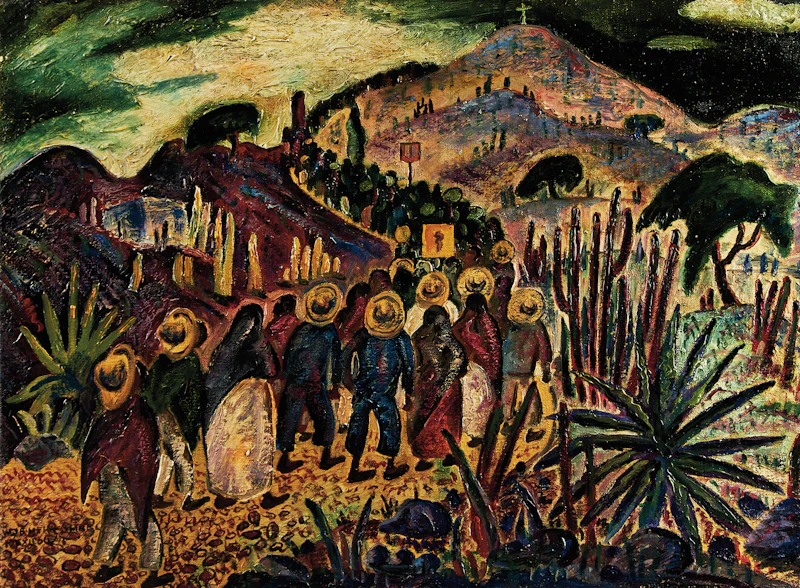 William John Bertram Newcombe, Mexican Pilgrimage, San Miguel De Allende, Mexico