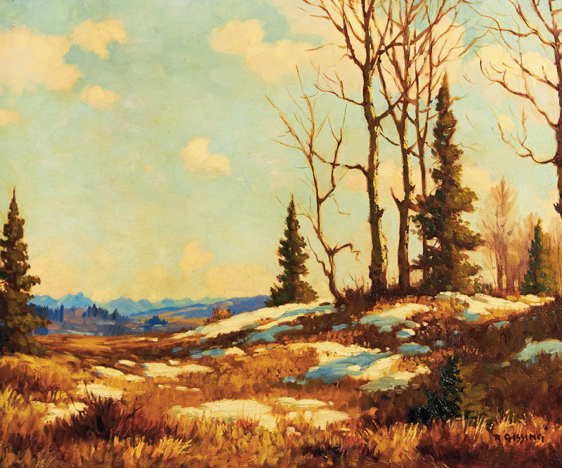 Roland Gissing, Spring Day, oil on canvas - view 2