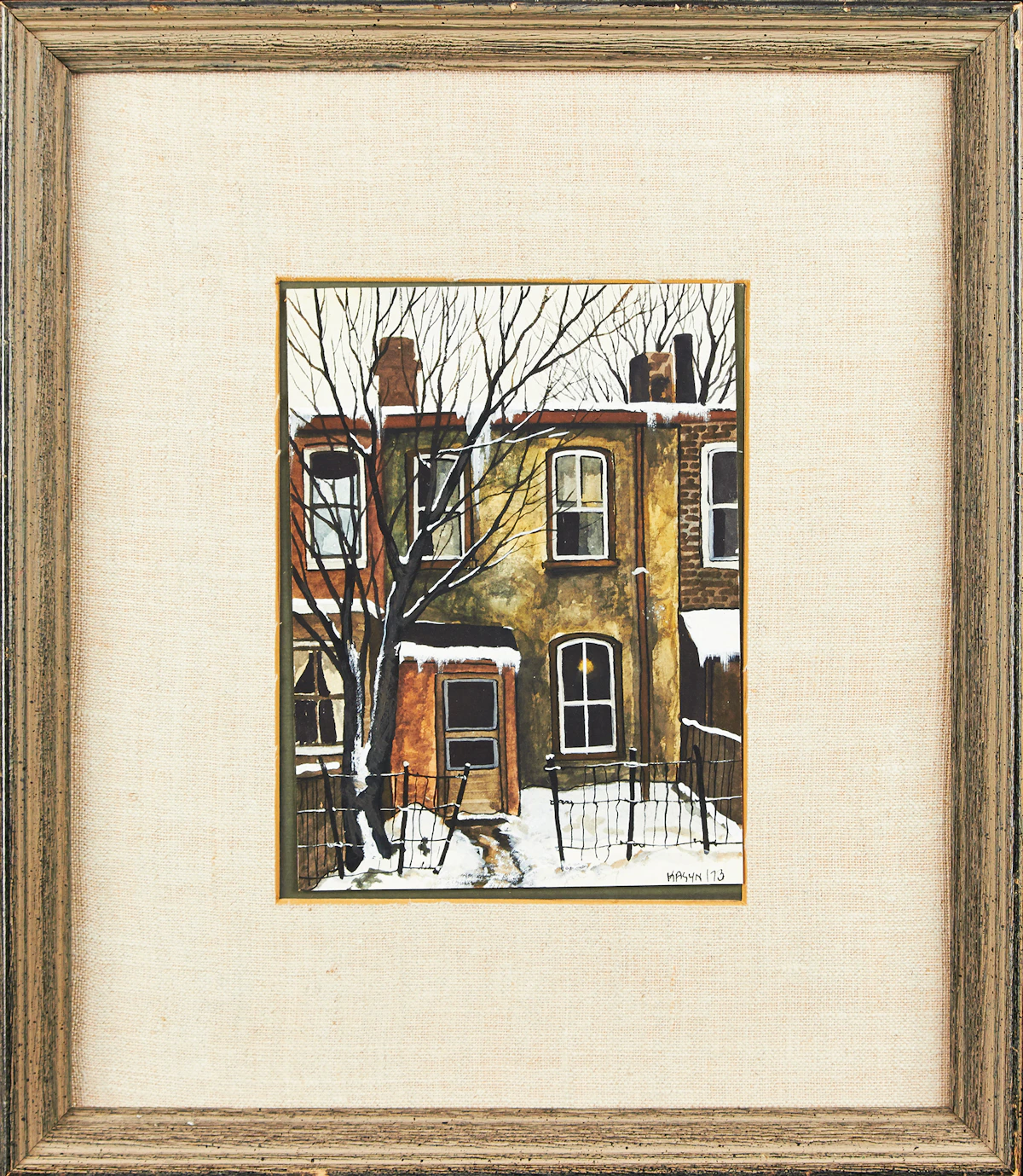 John Kasyn, On Lisgar Street, watercolour, 1973