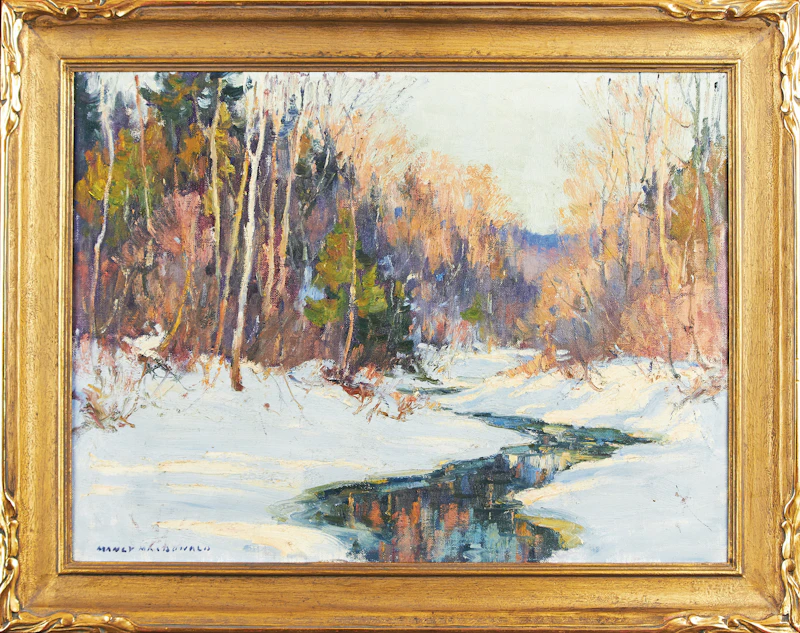 Winter Stream by Manly Edward MacDonald