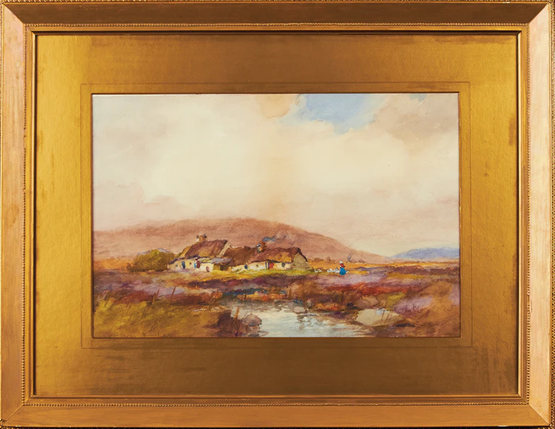 Village Scene by William St. Thomas Smith
