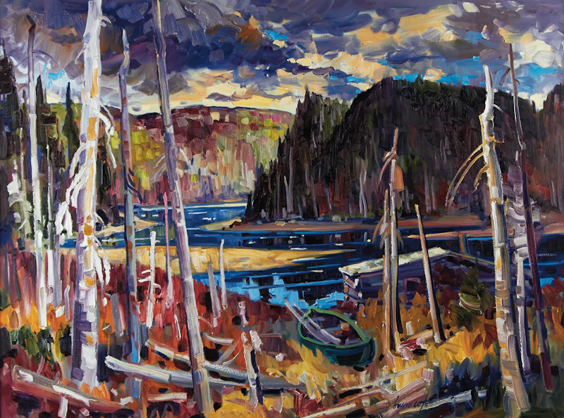 Bruno Côté, Algonquin Park, oil on canvas - view 2