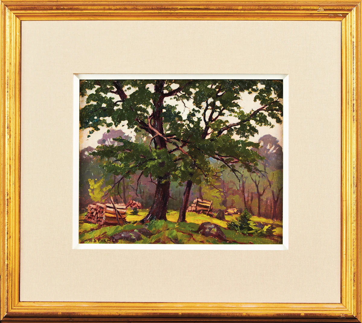 Herbert Sidney Palmer, June Morning, oil on canvas