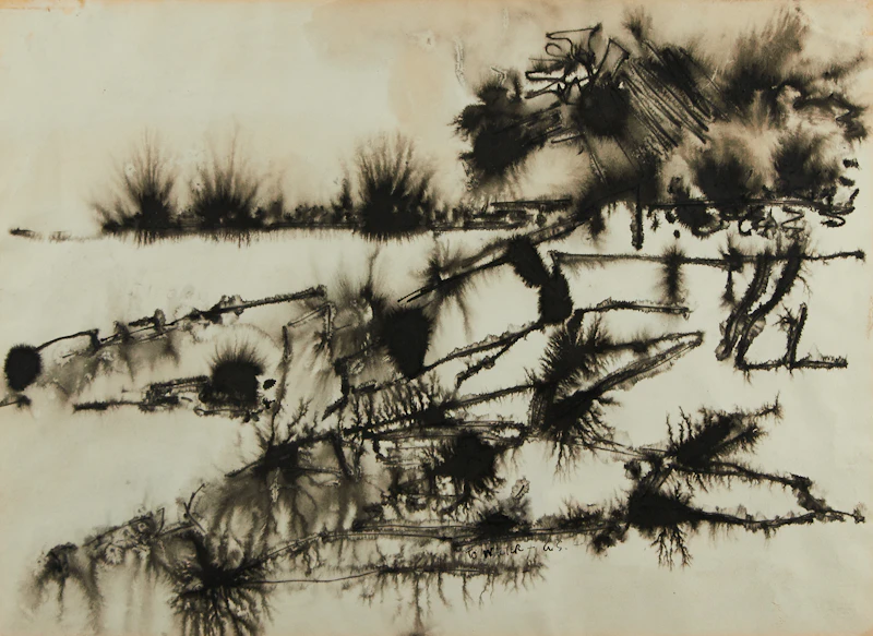 George Swinton, Untitled , ink drawing - view 2