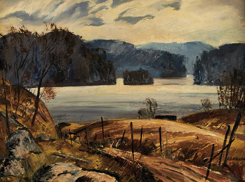 Joseph Sidney Hallam, Fairy Lake, Lake of Bays (Early May), 1948, oil on board - view 2