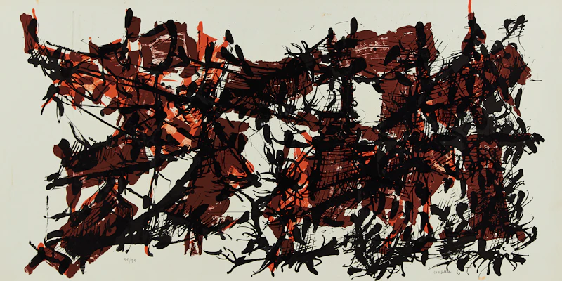 Jean Paul Riopelle, Album 67, lithographs, 1967 - view 7