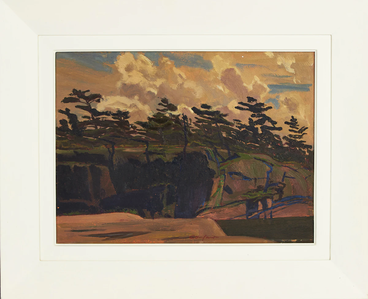 Charles Fraser Comfort, Shoreline, Georgian Bay, oil on board