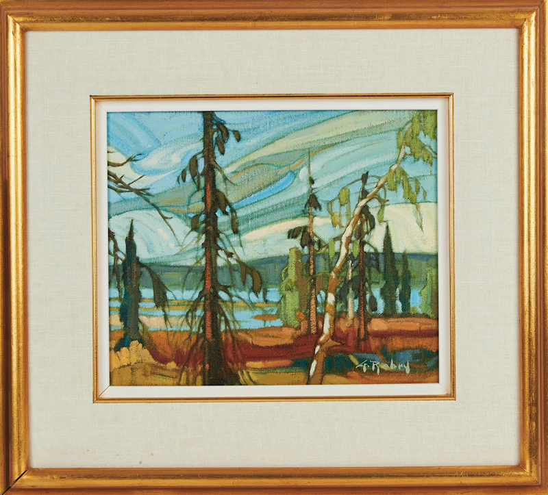 Au bord d’un marecage by Gaston Rebry