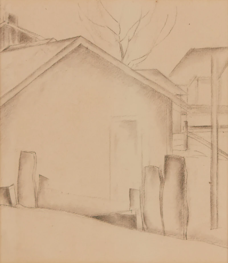 Lionel LeMoine FitzGerald, Untitled, graphite - view 2