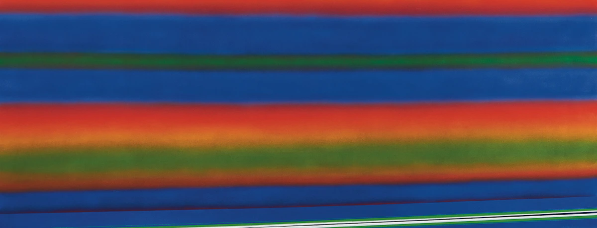 Rita Letendre, Electric Storm, acrylic on canvas, 1981