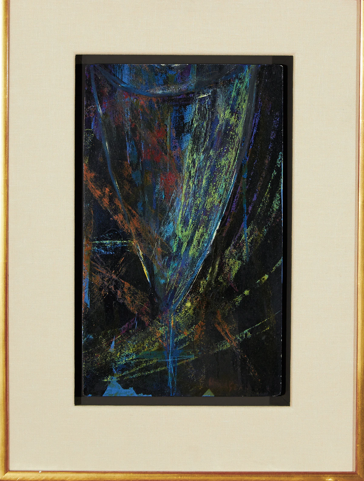 Jean-Paul Mousseau, Sans titre, oil on card, 1964