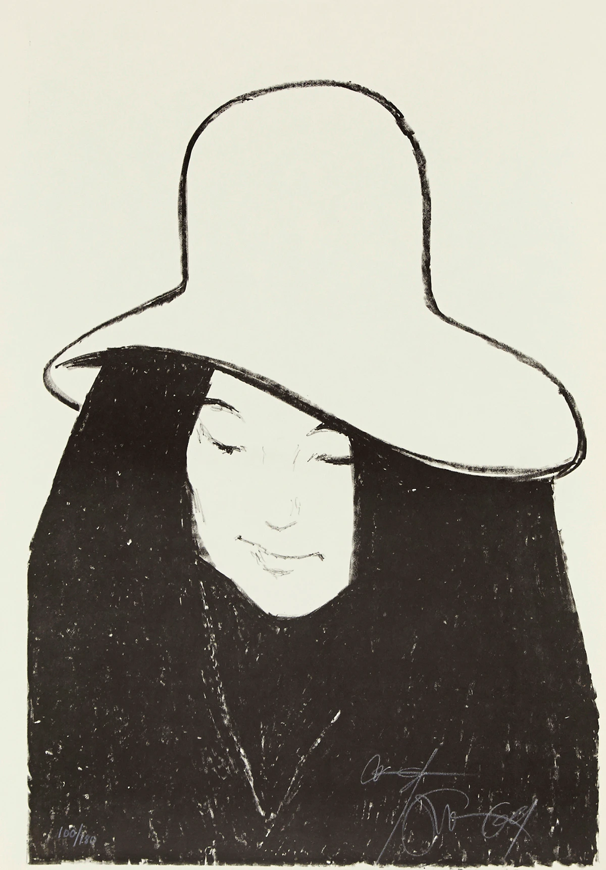 Harold Barling Town, Yoko Ono, lithograph, 1969