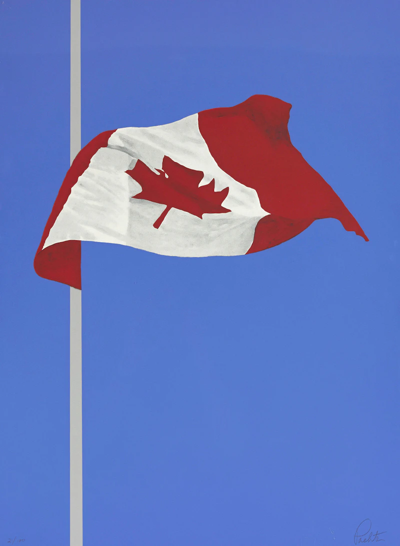 Charles Pachter, The Printed Flag