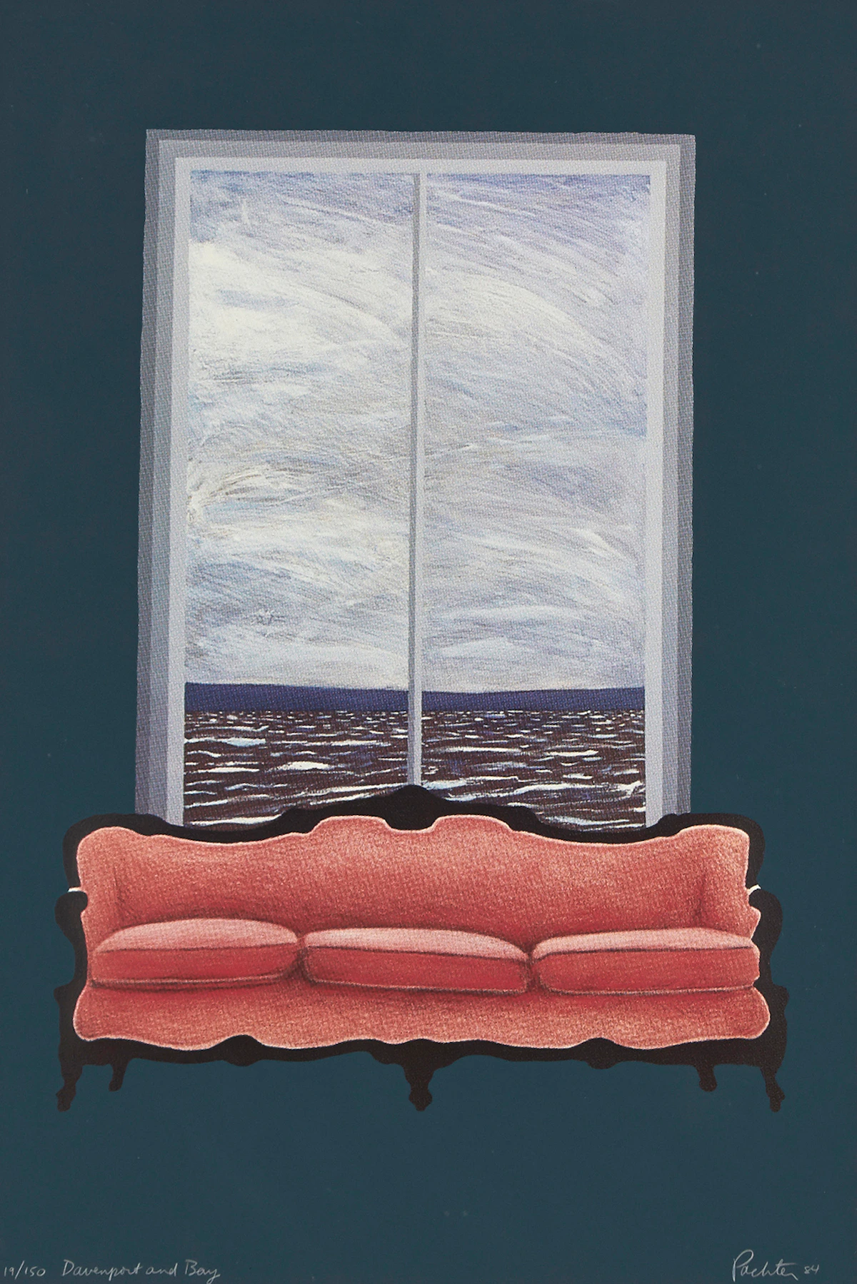 Charles Pachter, Davenport and Bay, silkscreen, 1984