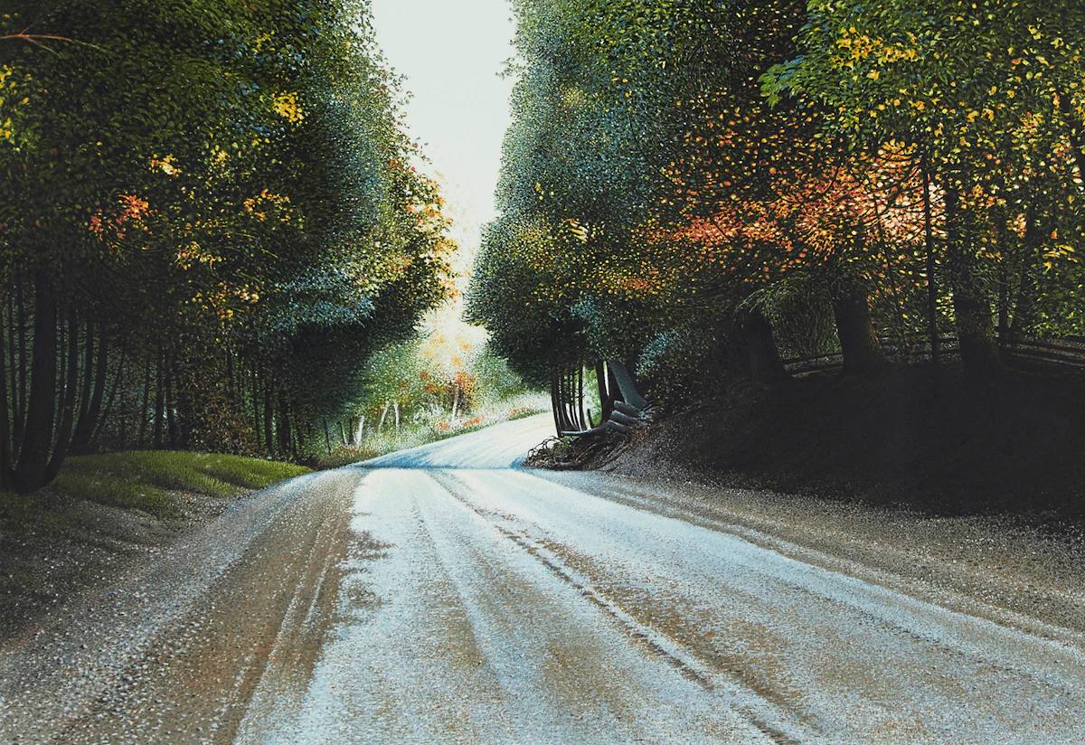 Kenneth Danby, Autumn Thrust, serigraph, 1980