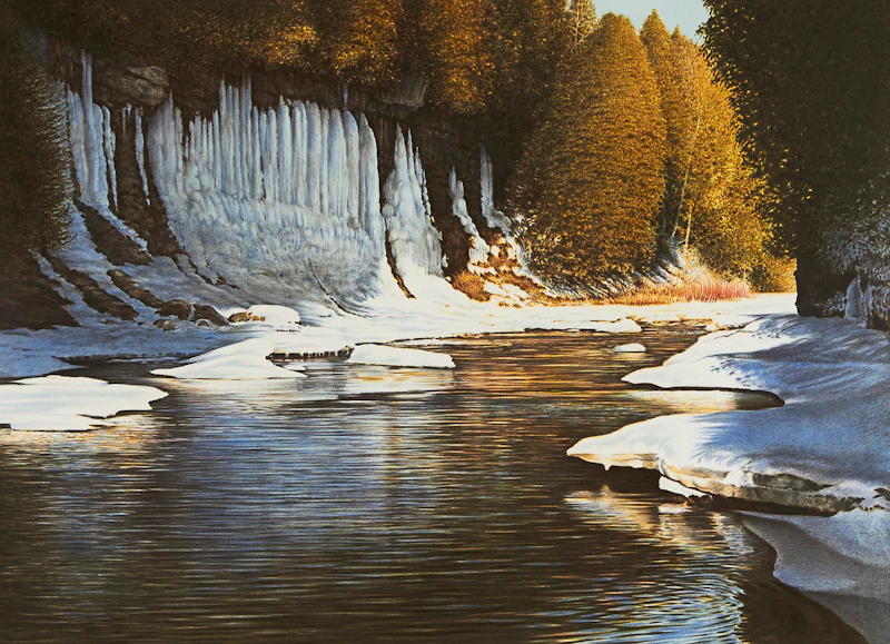 Kenneth Danby, Along the Cascades, lithograph, 1981 - view 1