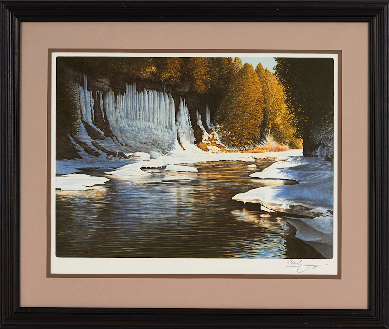 Kenneth Danby, Along the Cascades, lithograph, 1981 - view 2
