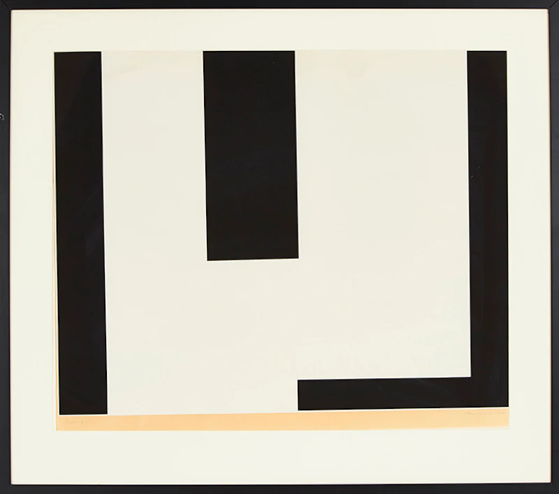 Guido Molinari, Quadrinoir, silkscreen, 1955-1967 - view 1