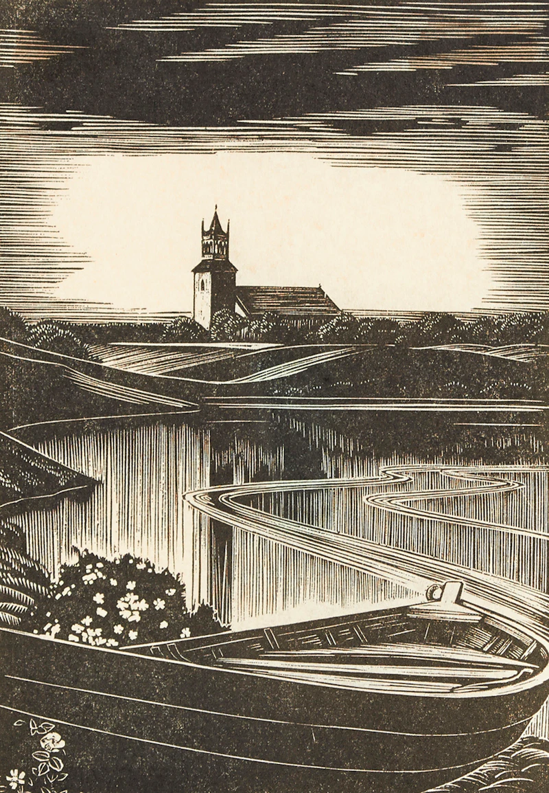 Walter Joseph Phillips, Five Christmas Cards containing Engravings , engravings - view 4