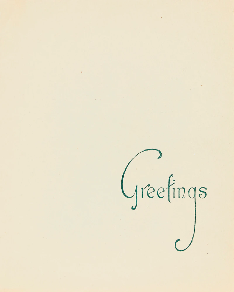 Walter Joseph Phillips, Five Christmas Cards containing Engravings , engravings - view 9