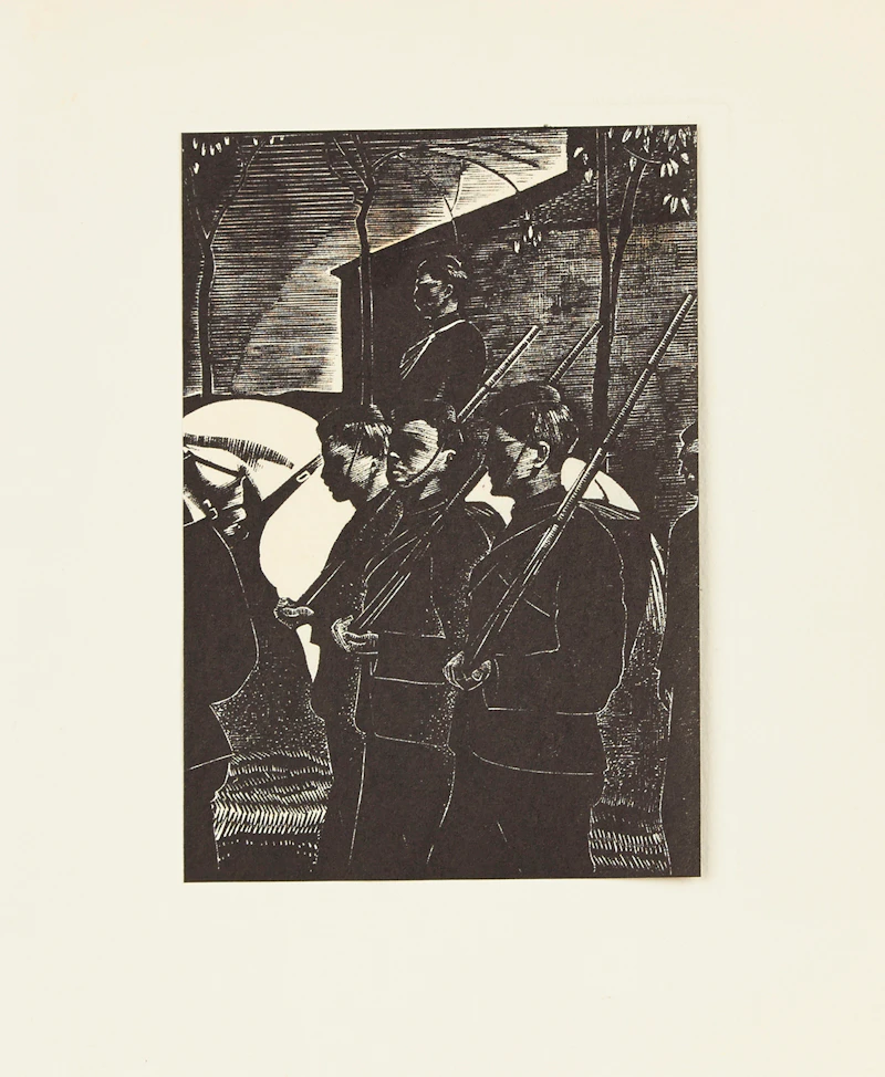 Walter Joseph Phillips, Five Christmas Cards containing Engravings , engravings - view 16