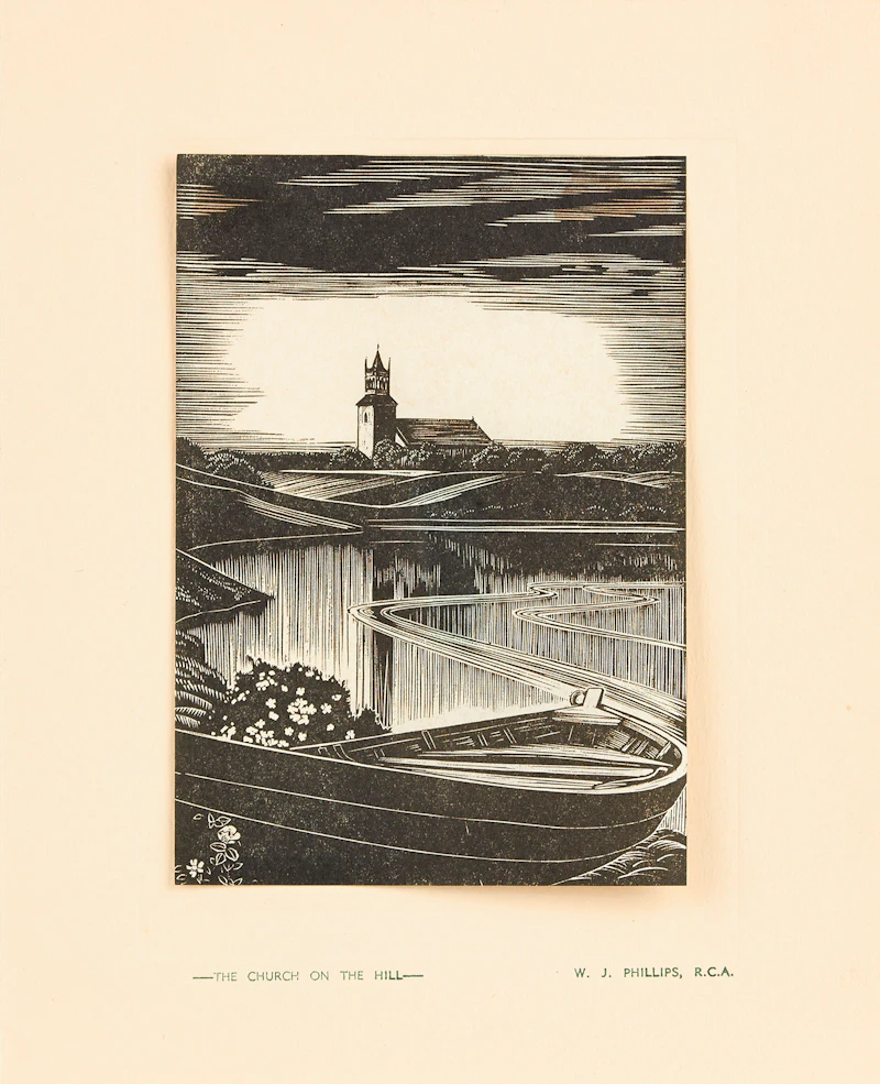 Walter Joseph Phillips, Five Christmas Cards containing Engravings , engravings - view 17
