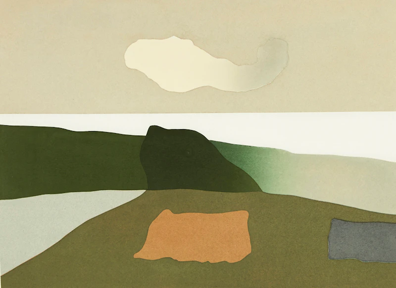 Toni Onley, White Sea