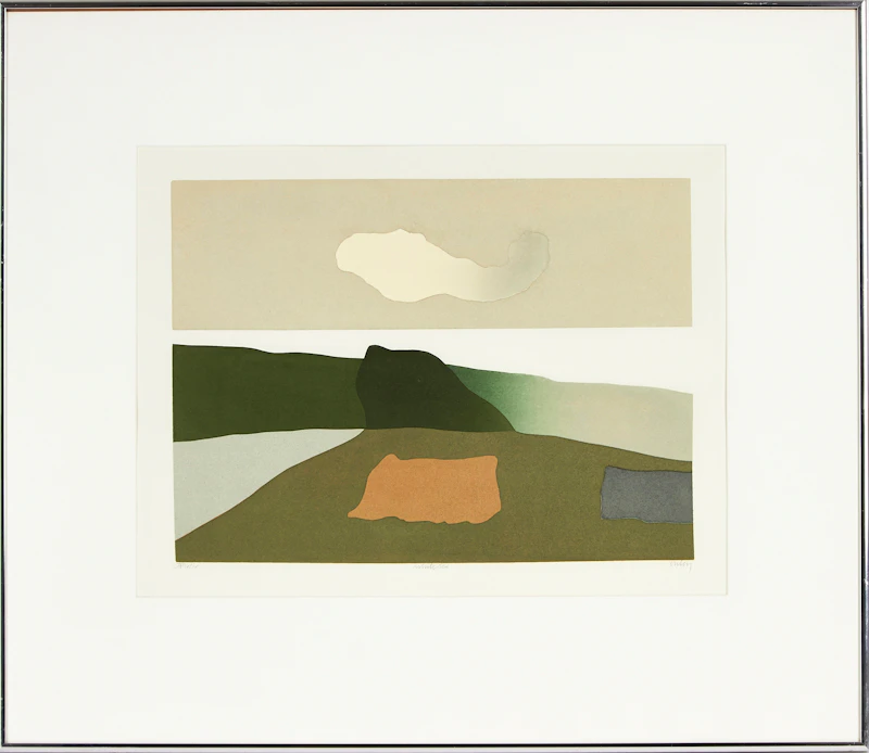 Toni Onley, White Sea, serigraph - view 2