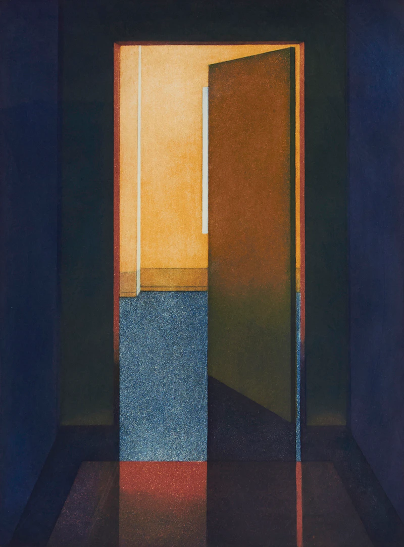 Medrie MacPhee, Hallway, lithograph - view 1