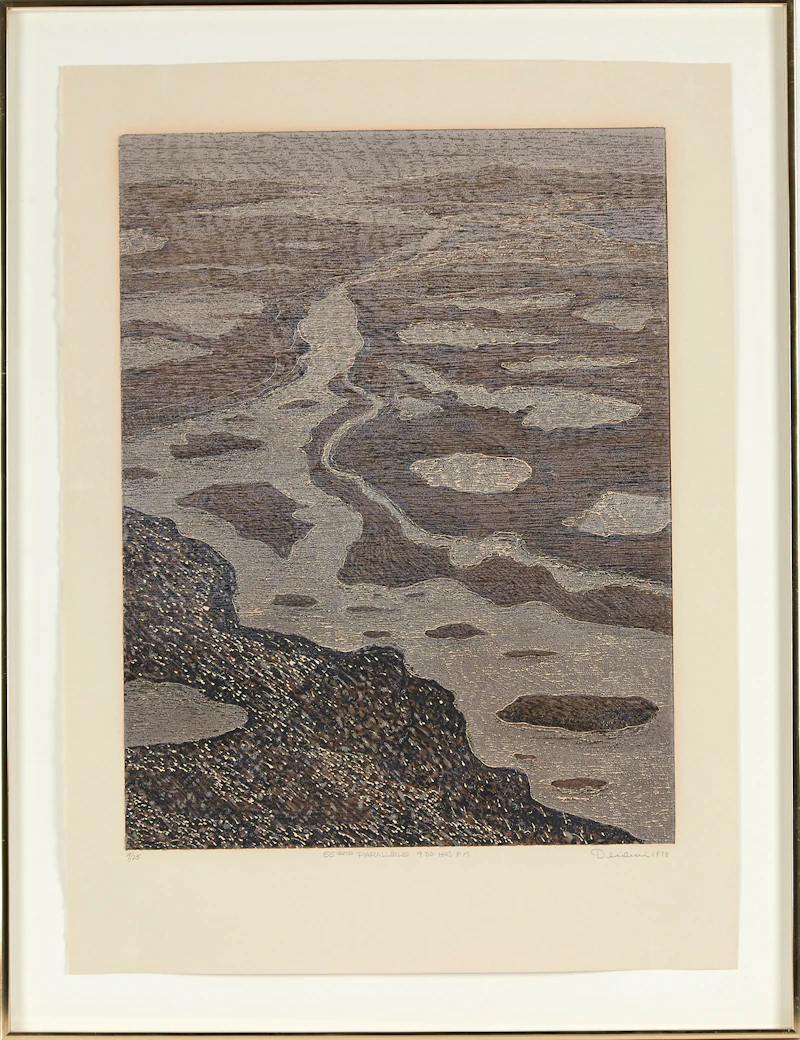 René Derouin, 55ième Parallèle 9:30 HRS PM, no-medium, 1978 - view 2