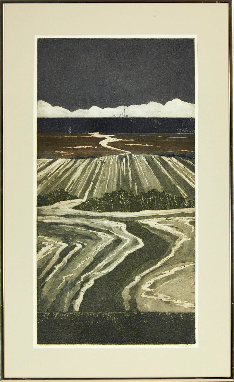 Doug Forsythe, East-West Series C, etching - view 2