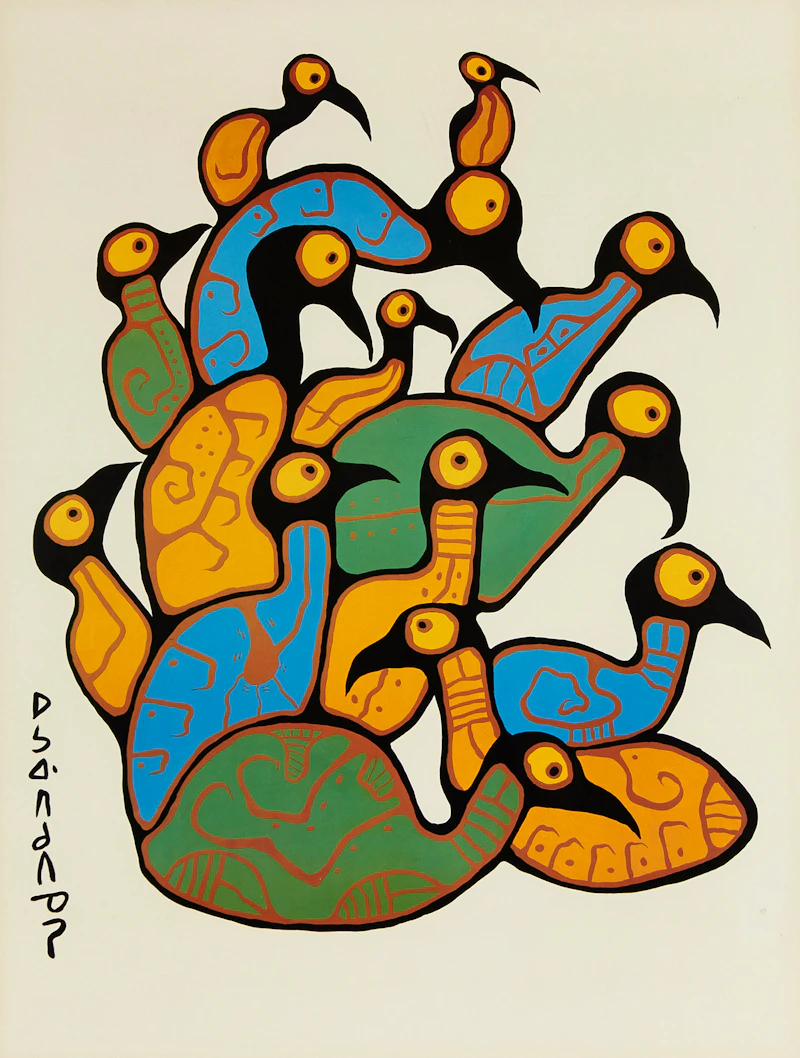 Norval Morrisseau, Loon Family