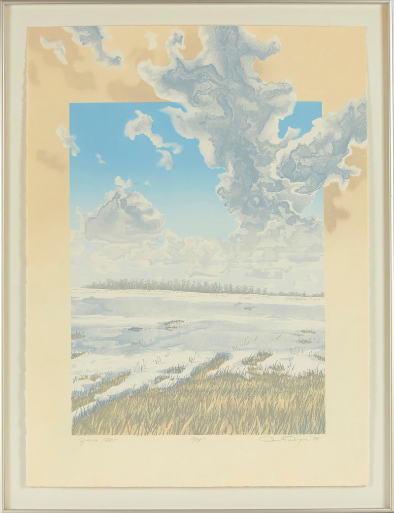 David Denyse, Spring Thaw, lithograph, 1980 - view 2