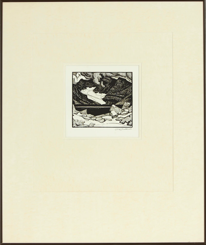 James Edward Hervey MacDonald, A Glacial Lake, Rocky Mountains