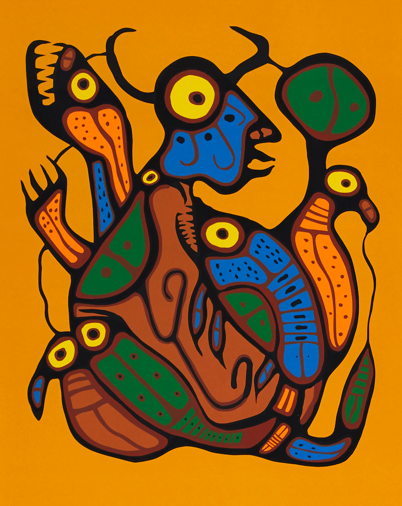 Norval Morrisseau, Metamorphosis: Man into Turtle