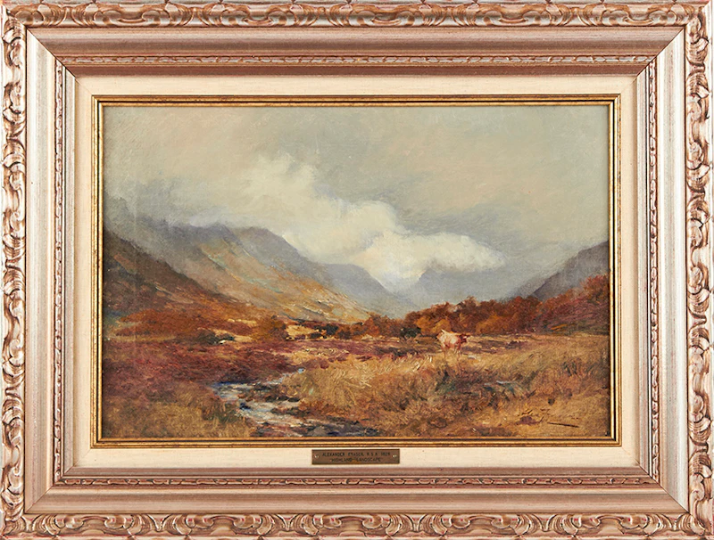 Alexander Fraser the Younger, Highland Landscape, oil on canvas - view 1