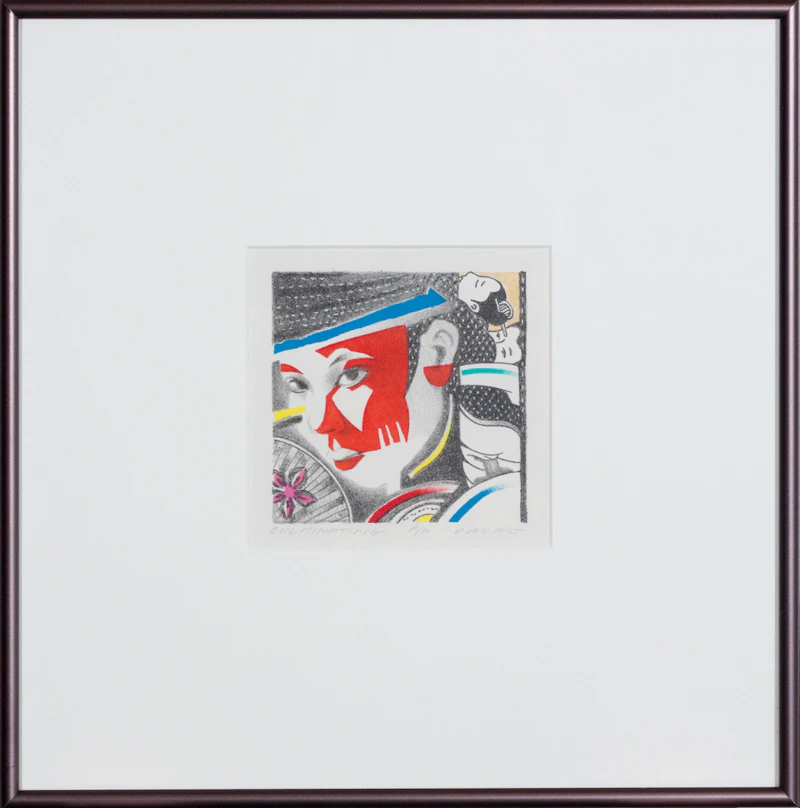 Andrew Valko, Three Artworks: Culminating; Kissing; Anticipating, lithograph and stencil - view 27
