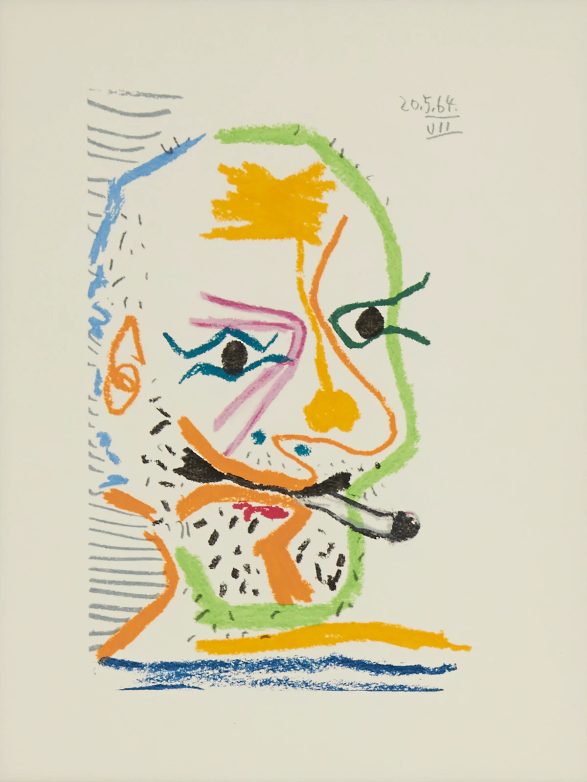 Pablo Picasso, Le Gout du Bonheur (20.5.64 VII), lithograph, 1970