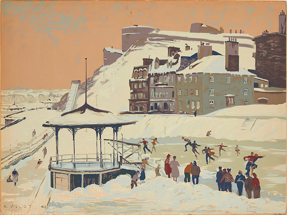 Robert Wakeham Pilot, Skaters, Quebec City, sampson-matthews silkscreen