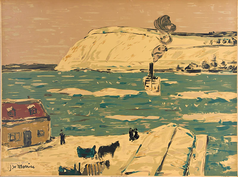 The Ferry, Quebec by James Wilson Morrice