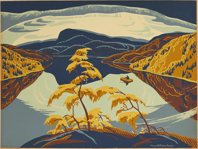Yvonne McKague Housser, Evening, Nipigon River