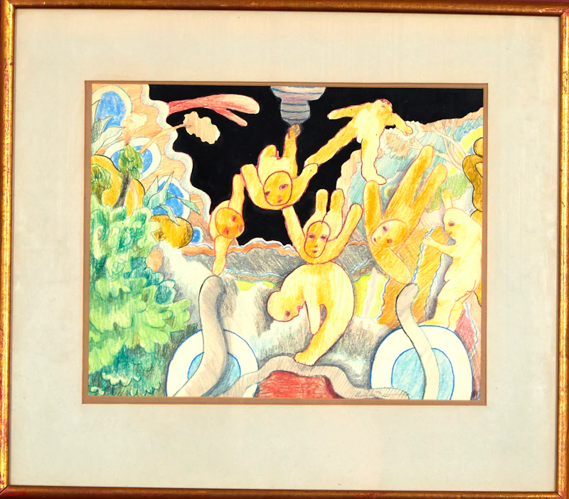 Whimsical Scene by Louis de Niverville