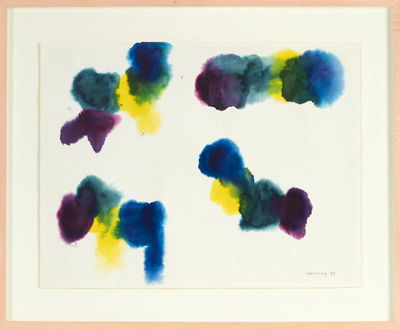 Gershon Iskowitz, Untitled, watercolour, 1977 - view 2